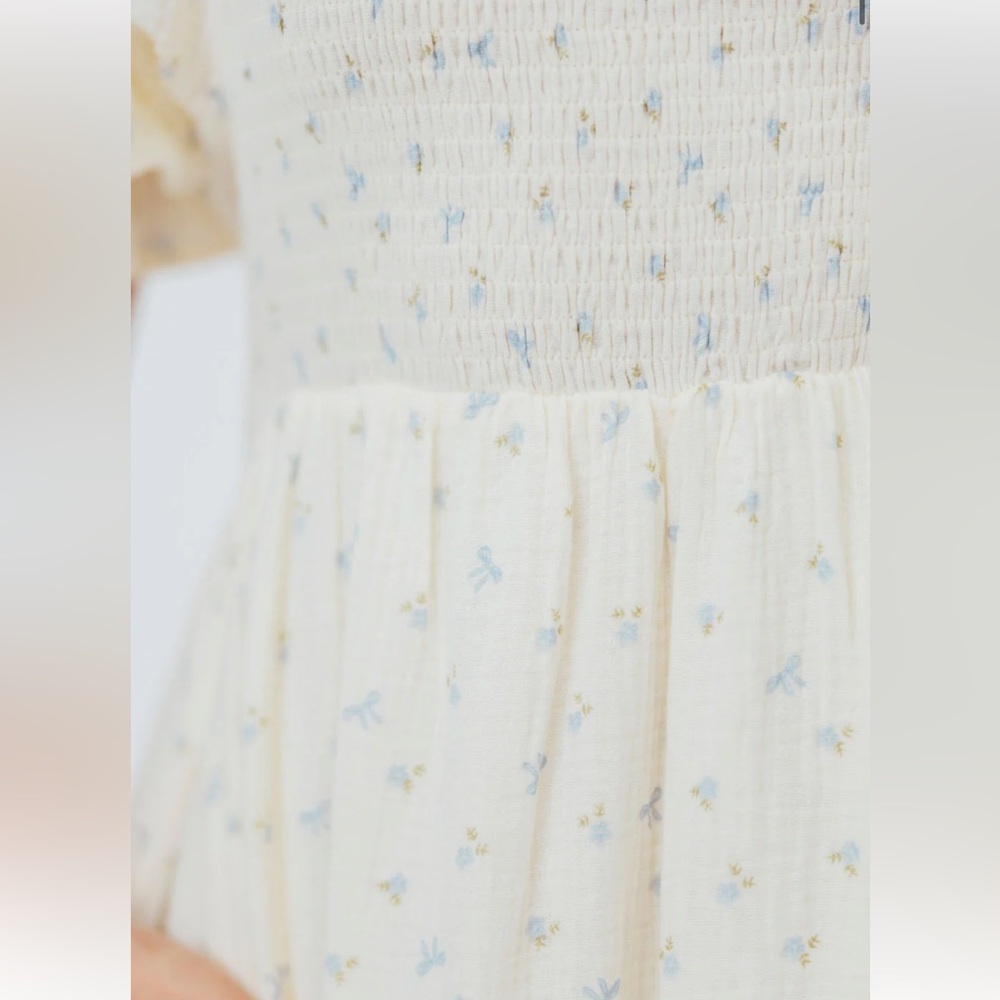 Chic Off-Shoulder Cream Maxi Dress - Picture 6 of 6